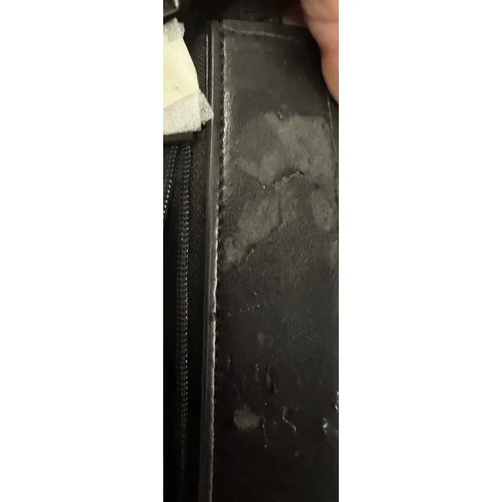 Coach Swagger 27 Satchel Black Pebbled Leather Gold Hardware NWOT Crossbody Read